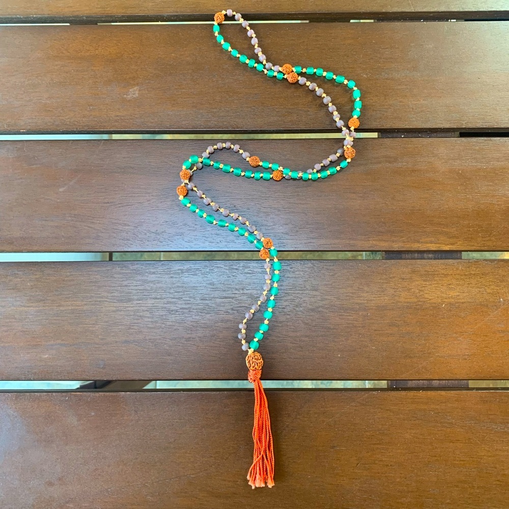 Rudraksha sacred seed yoga mala